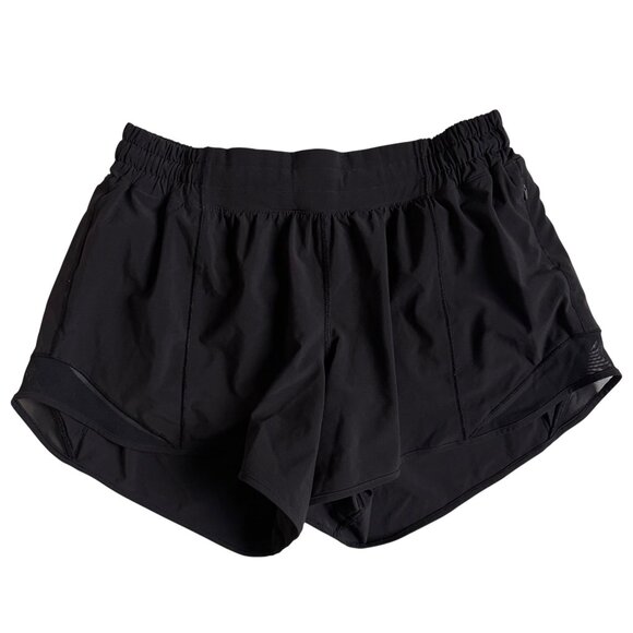 Lululemon Hotty Hot Short II *Long 4" (Black) - Size 8 - Picture 1 of 11